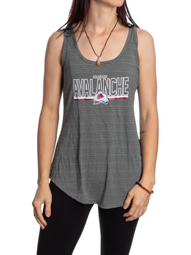 Calhoun NHL Womens Lightweight Sleeveless Loose Fit Workout Racerback Tank
