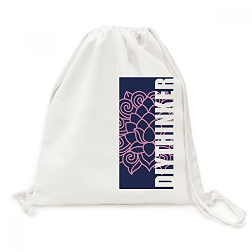 Sac à dos à cordon lotus en toile pour vos randonnées et balades urbaines