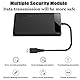 EasyULT Externes Festplattengehäuse 2.5 Zoll USB 3.0, USB 3.0 auf SATA III 5 Gbps Festplatte Gehäuse Case für 7mm 9.5mm SATA SSD HDD, Werkzeugfreie Montage, UASP Beschleunigung(Schwarz)