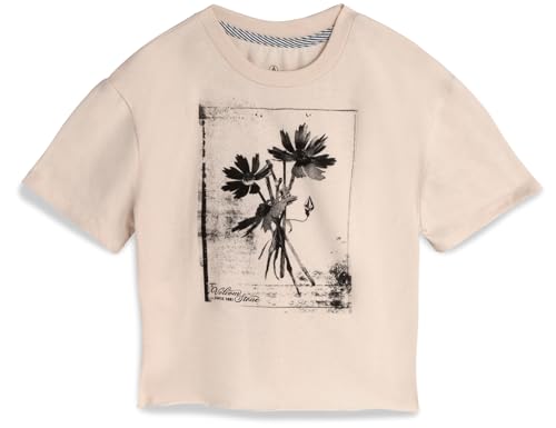 Image of Volcom Girls Shirts - Casual Crewneck Short Sleeve Graphic Tee Trendy Tops - Breathable Girls Summer Clothes