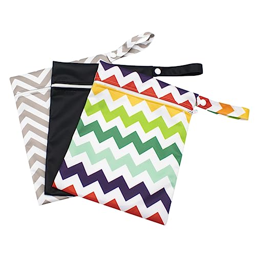 Bolsa organizadora portátil Totority 3pcs para cosméticos y pañales miniatura 1