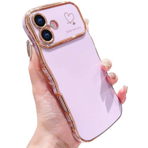IDweel Luxury Cute Slim Durable for iPhone 17 for Women Girls, Purple - image 1