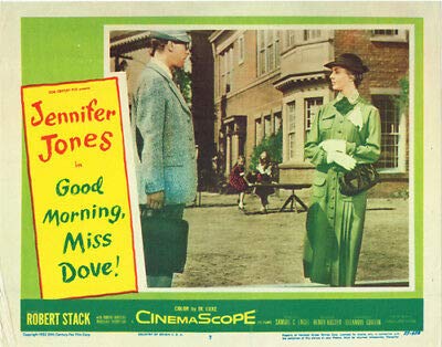 Good Morning Miss Dove Jennifer Jones in School Grounds with Robert Stack Lobby Good Morning Miss Dove Jennifer Jones in School Grounds with Robert Stack Lobby