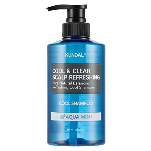 [KUNDAL] Cool & Clear Scalp Refreshing Cool Shampoo 500ml Aqua Mint