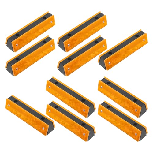 Balises Réfléchissantes pour Autoroutes en Plastique Polycarbonate Multi-Angle Lot de 4