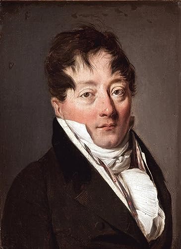 Art mural de collection Boilly portrait historique Grimod 50x70 cm