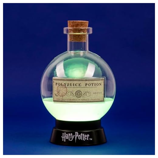 WONDEE Harry Potter Lámpara Decorativa y Luz Nocturna de Poción Mágica [7 colores] del Laboratorio de Snape, Decoración Habitación Harry Potter Regalos y Cosas Originales Fans, Producto Oficial Disney