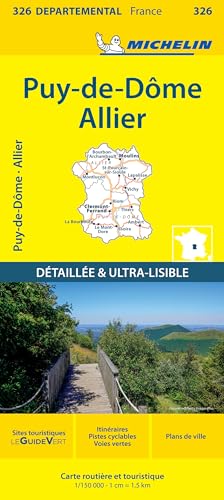 Carte Départementale Puy-de-Dôme, Allier