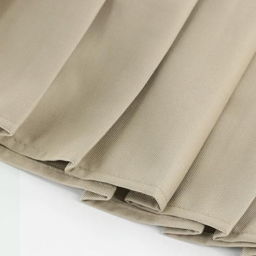 Image of Girls Pleated Skirts Built in Shorts Little Kid Athletic Flowy Skorts Skirts Toddler Girls Tennis Skorts for Girl 3-14 Years