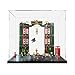 Produktbild Acryl-Display-Box, kompatibel mit LEGO 76403 Ministry of Magic Modell, Displaybox, staubdichte Box, Aufbewahrungsbox (kein Bausteinmodell) (schwarzer Sockel)