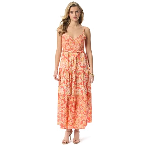 Robe longue Jessica Simpson Bronte à 3 niveaux et col cœur pour femme
