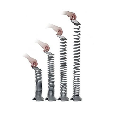 Cable Spiral (DELUXE) | Elegant Desk To Floor Cable Management Solution | Perfect To Any Sit-Stand Desk | (Black)