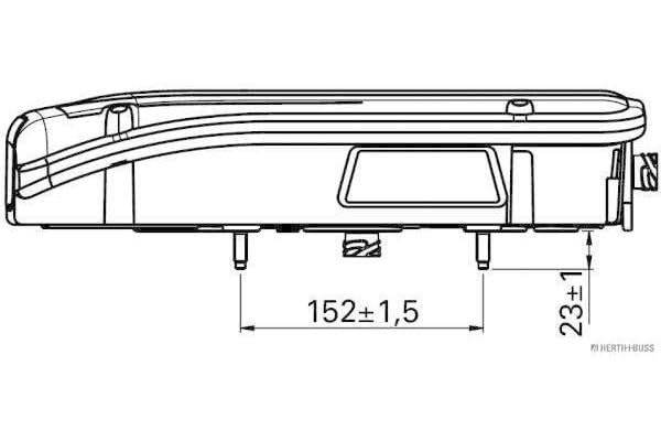 Herth+Buss Elparts 83840685 Heckleuchte
