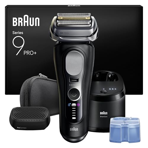 Braun Serie 9 PRO + Rasoio Elettrico Barba, Wet&Dry, 5+1 Lame Di Precisione Ultra Sottili,...