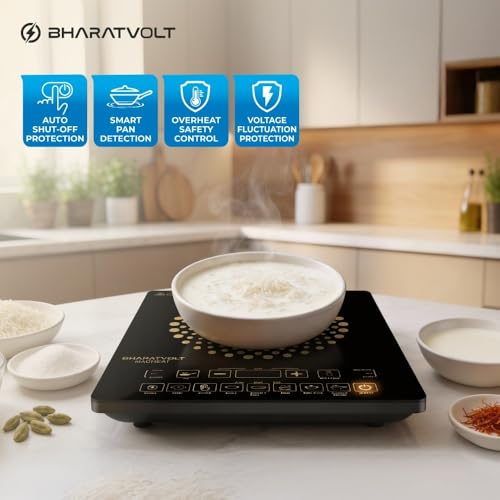 Image of Magheat 2100W Induction Cooktop | Crystalline Ceramic Glass | Feather Touch Control | 12 Preset Menus | Auto Pan Detection Sensor | 1-Year Product & 2-Year Coil Warranty | Kitchen Appliance