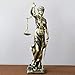 Statue Art Ornement Présentoir De Bureau Lady Justice Themis, déesse De La Loi Statue Figurine Pliée À L'aveugle Sculpture Résine Décor De Bureau Creative Musée-Grade Ornements d'art pour La Loi-
