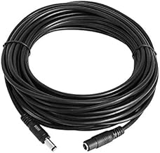 Hiseeu 30ft (10m) DC Power Extension Cable, 5.5mm x 2.1mm, 12V Extension Cord for Security Cameras, IP Camera, Standalone DVR, LED Display, Router, Invoice Printer