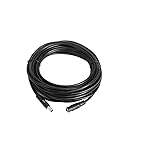 Hiseeu 32FT(10M) 5.5mm x 2.1mm 5.5/2.1mm 12V DC Male Female Power Extension Cable Cord 20AWG for CCTV Security Cameras IP Camera Outdoor Bullet Camera