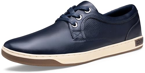 Image of Jousen Men's Fashion Sneakers Classic Retro Casual Shoes for Men Breathable Business Dress Sneaker