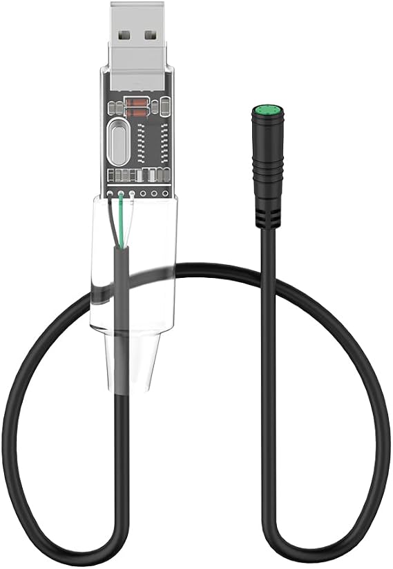 BAFANG USB Programming Cable 8fun BBS01 BBS01B BBS02 BBS02B BBSHD Mid Drive Bicycle Motor/Center Electric Bike Engine Programmed Cable 44CM