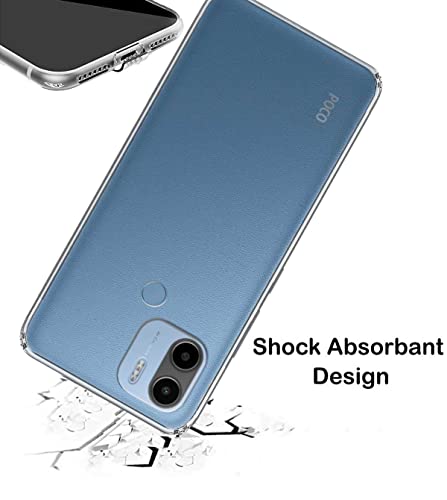 Image of Soft Silicone TPU Back Cover Compatible with Redmi A2 Plus | Redmi A1 Plus | Poco C50