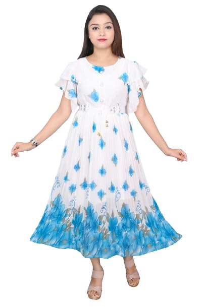New TUSI DRESSES Chiffon Printed Calf Length Regular Gown