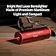 KinZon 12GA Bore Sight Rot, Red Zeroing Bore Sight, Red Dot mit 2 Sätzen Batterien, für Airsoft, Jagd