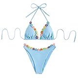 MINIKIMI PQ Bademode Gerippte Badeanzüge Kurze Anzüge Damenunterwäsche Schwarz Niedliche Badeanzüge Für Frauen Pushup High Taille Sommer-Bikini Gelbe Rippen EIN Langer Badeanzug Für Oberkörper