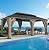 FAB BASED 12x20FT Hardtop Wood Gazebo, Natural Solid Cedar Frame Gazebo with 2-Tier Vented Roof, Outdoor Metal Canopy Pavilion with Netting & Curtains for Deck, Garden, Backyard, Lawn (Khaki)