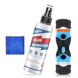 120ML Glue Remover, Adhesive Remover Spray with Scraper and Towel, Sticker Remover Spray Quickly Dissolve Labels, Gum, Tape from Cars, Glass, Flooring, Wood, and Other Surfaces