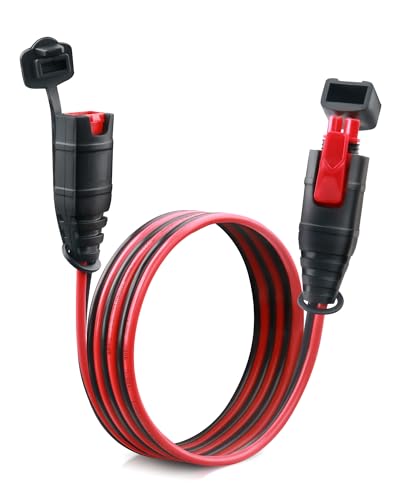 Image of GC004 X-Connect Extension Cable for NOCO, 14AWG 5FT | Heavy duty automotive wire harness, quick release connector, fits Genius smart battery chargers, not for Boost jump starters