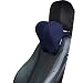 Dreamer Car Head Pillow for Car with Adjustable Strap for Car Seat, Balanced Softness Memory Foam Travel Pillow Headrests for Car Designed to Relieve Neck Pain and Muscle Tension,Blue