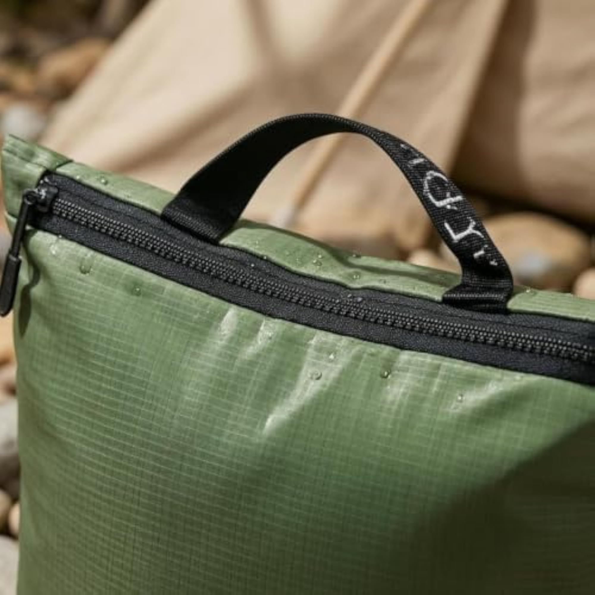 Waterproof Storage Bag Zippered Roll-Top Storage Bag, Green