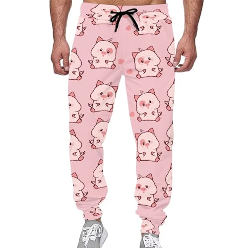 Mens Jogger Pants Workout Athletic Active Drawstring Sweatpants Loose Lightweight Breathable Lounge Trousers2