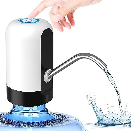 HaPPY hEVAN Heavy Duty Automatic USB Charging Wireless Water Can Dispenser Pump for Upto 25 Litre Universal Bottle Can (B0D5721WM2) Amazon Price History, Amazon Price Tracker