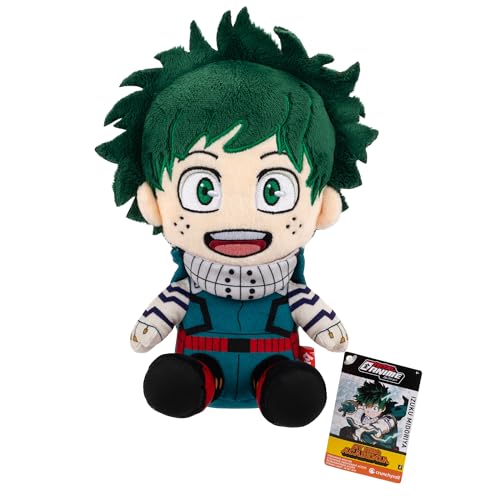 Total Anime Izuku Midoriya - 8-Inch Super Soft Plush with Authentic Details from My Hero A