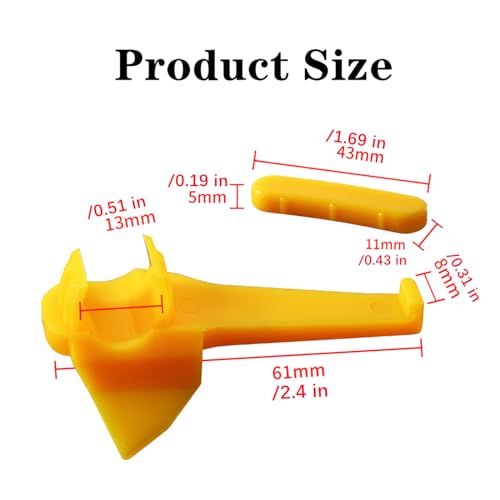 Image of 6 Sets Tire Changer Plastic Insert Universal Tire Machine Mount Demount Duck Heads Wheel Rim Protector for Tyre Changer Machine