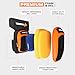 Thunderbolt Knee Pads for Men Construction Knee Pads for Work for Men and Women with Double Gel for Gardening Flooring Roofing Heavy Duty with Extra Thick Foam and Strong Adjustable Non-Slip Straps