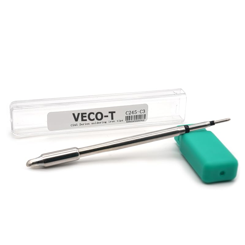 C245-C3 Soldering Iron Tips,Compatible with T245 Soldering Station,Ideal for Repair Mobile Phone Motherboard Watch