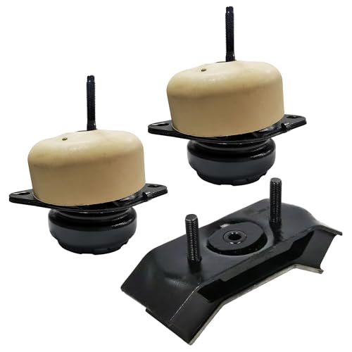Rockplanet Engine Motor Mount and Transmission Mount Kit Compatible with 2005-2010 Ford Mustang V6 4.0L / V8 4.6L Front Motor Mount, A5523 A5575