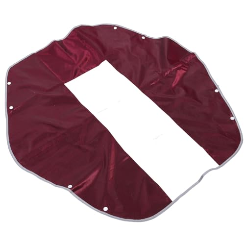 Cubierta de panel eléctrico de scooter en elegante tejido jacquard grande color rojo oscuro