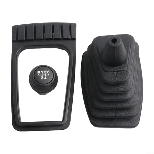 EXTRWORY Juego de 3 pomos de palanca de cambios, con marco y cubierta antipolvo para golf MK2 II para Jetta II 191711115 191863216 con cubierta protectora