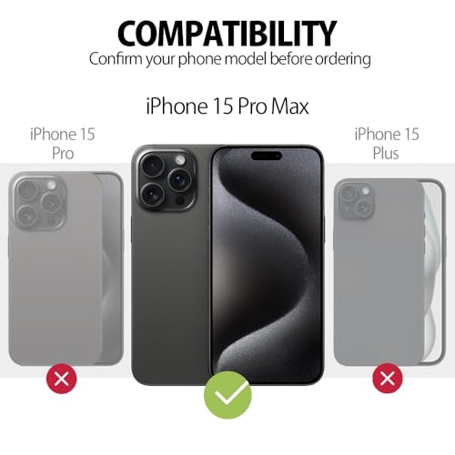 MyGadget Shockproof Case with Neck Cord Strap compatible with Apple iPhone 15 Pro Max - Image 2