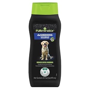 FURminator Ultra Premium deShedding Shampoo for Dogs Helps Reduce Excess Shedding, 16 oz