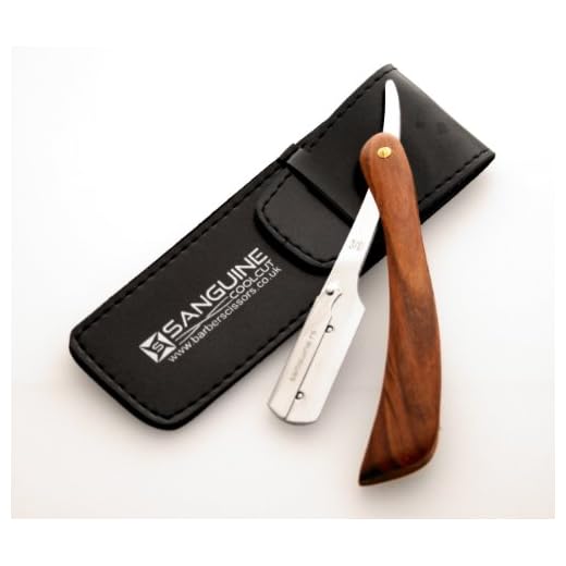 Pure Wood Shaving Razor/Cut Throat Razors/Men Razor (coolcut) + Free Blades & Pouch (Wood-r5)