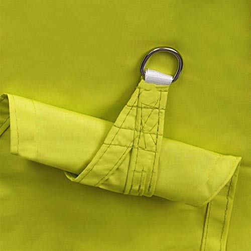 LIXIONG Shade Cloth Shading Net Outdoor Sunblock Cloth Triangle Sun Shade Sail Plant Cover Dust-Proof Anti-UV Suitable for Greenhouse Carportï¼Œ32 Size (Color : Green, Size : 3.5x3.5x3.5m)