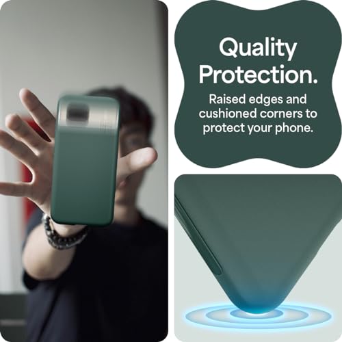 Image of Spigen Cyrill UltraColor | Google Pixel 8a Case | Green Pixel 8a Back Cover | TPU+Poly Carbonate - Kale