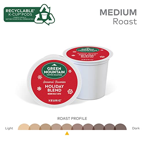 Image of Green Mountain Coffee Roasters K-Cups, Holiday Blend, 12 Count