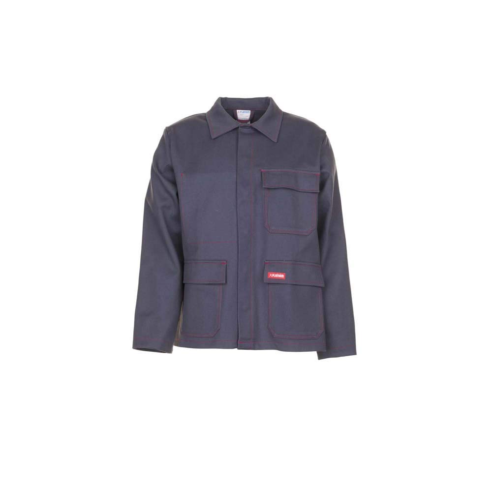 Planam 1742054 Hitze/Schweißerschutz Jacke, 500 g/m², Grau, Größe 54