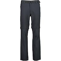CMP Pantaloni Zip off Elasticizzati da Uomo, Antracite